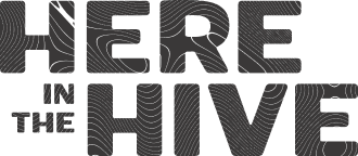 Logo for Here in the Hive